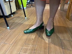 生徒作品2020 バックストラップ デザインパンプス