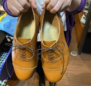 生徒作品2020 飾り穴使い 内羽根ストレートチップ