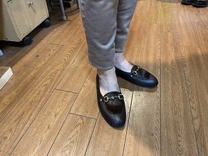 生徒作品2021 ヘアーカウ使用 ビットローファー