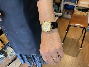 生徒作品2021 クロコ型押し時計ベルト
