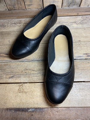 生徒作品2021 キルティング使いバレエシューズ