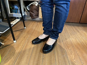 生徒作品2021 レインシューズ エナメルパンプス