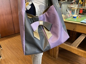 生徒作品2022 バッグ用リボンモチーフ
