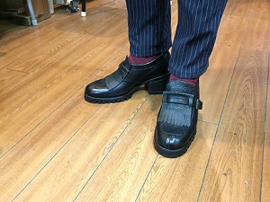 生徒作品2018ローファータイプ スリップオンwithキルト