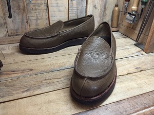生徒作品2018 手縫いモカ ローファー