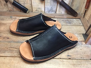 生徒作品2018ハンドステッチ ダブルソールサンダル