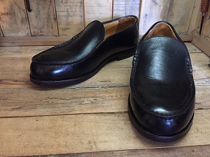 生徒作品2018 手縫いトライアングルモカ ローファー