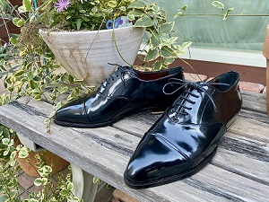 生徒作品2025 エナメル 内羽根ストレートチップ