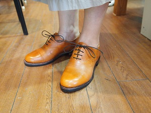 生徒作品2019内羽根ストレートチップ
